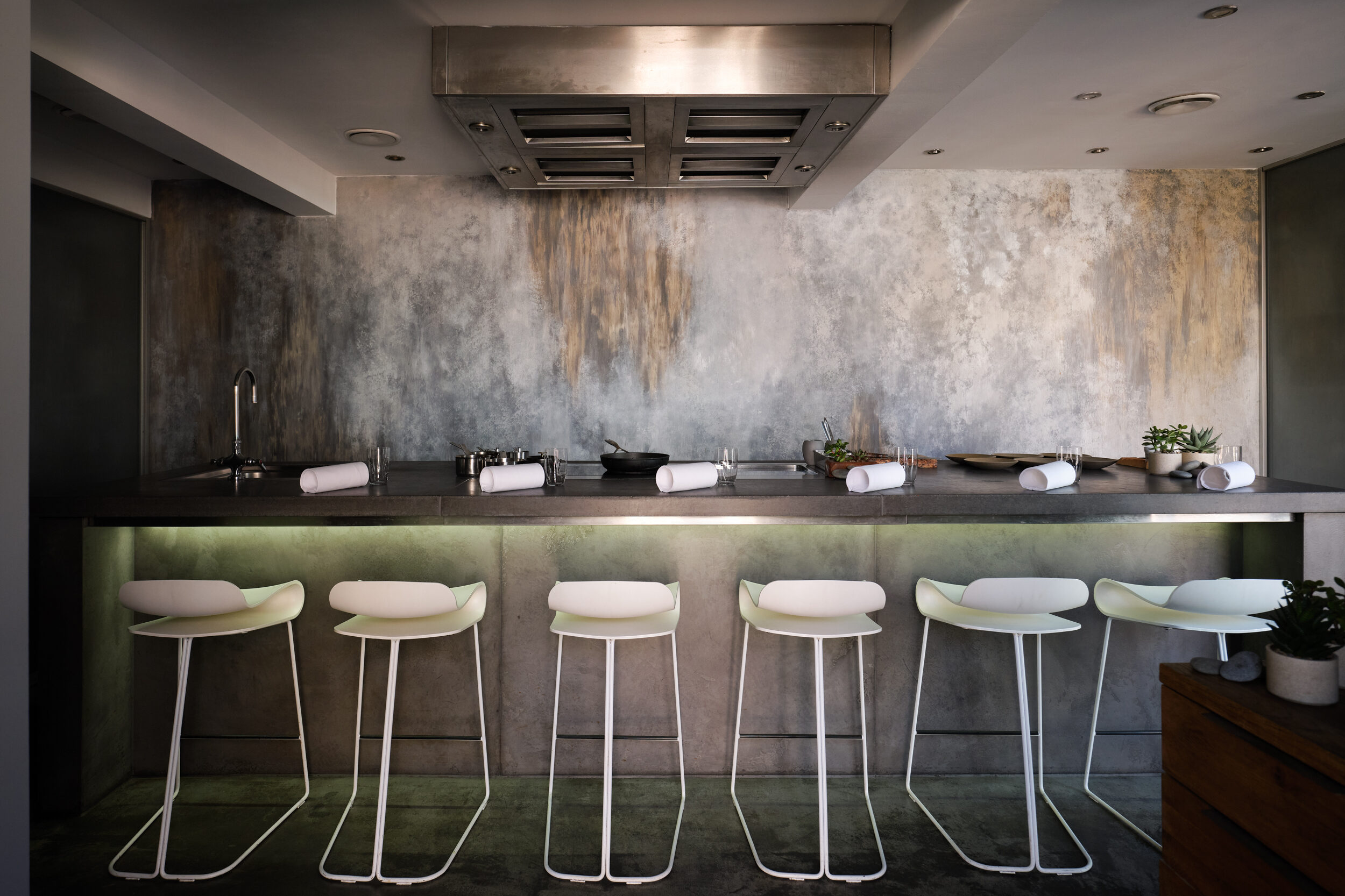 The 5-seater Chef's Table at Aulis Cartmel in the UK